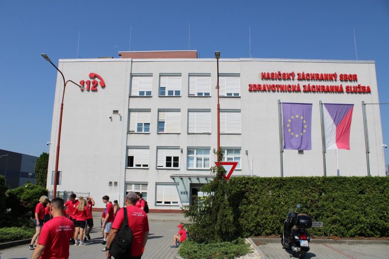 Návštěva areálu Hasičského záchranného sboru