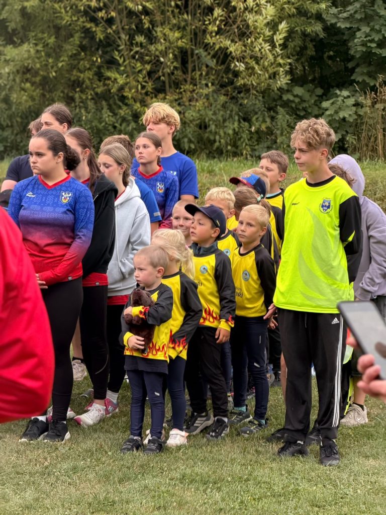 Mladí hasiči SDH Zubří při dětském TFA v Jarcové